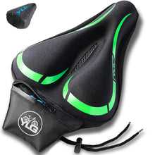 Load image into Gallery viewer, YC 6, YLG Green Memory Foam Bike seat Cover 11" x 7" Green