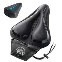 Load image into Gallery viewer, YC 4, YLG Memory Foam Bike seat Cover Black 11" x 7"