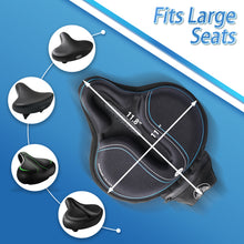 Load image into Gallery viewer, YCW 3, YLG Memory Foam Bike Seat Cover 11.8*11 in for Cycling Saddle