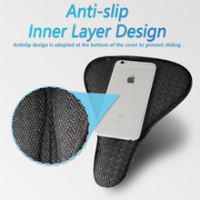 Load image into Gallery viewer, YC 4, YLG Memory Foam Bike seat Cover Black 11" x 7"