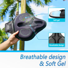 Load image into Gallery viewer, YCW 5, YLG Green Memory Foam Bike Seat Cover - 11.8 x 11 Inches