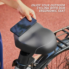 Load image into Gallery viewer, YN 5, Noseless Bike Seat for Men Women, IPX7 Waterproof, White Line