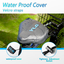 Load image into Gallery viewer, YCW 6, YLG Black Memory Foam Bike Seat Cover - 11.8 x 11 Inches