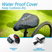 Load image into Gallery viewer, YC 5, YLG Red Memory Foam Bike seat Cover 11" x 7" Red