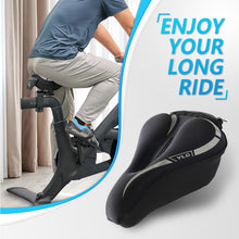 Load image into Gallery viewer, YC 7, YLG Silver White Memory Foam Bike seat Cover 11" x 7" White