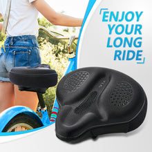 Load image into Gallery viewer, YCW 4, YLG Bike Seat Cushion - 11.8 * 11 Inches Black