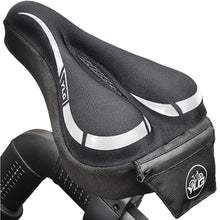 Load image into Gallery viewer, YC 7, YLG Silver White Memory Foam Bike seat Cover 11" x 7" White