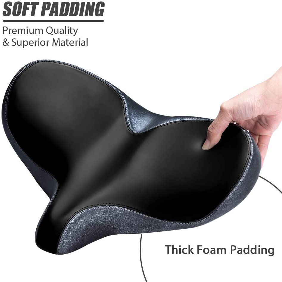 Bicycle Bike Seat Extremely Comfortable For Women And Man Comfort Healthy  Gel Bike Saddle Padded Wide Seat Cover - Buy Bicycle Bike Seat Extremely  Comfortable For Women And Man Comfort Healthy Gel