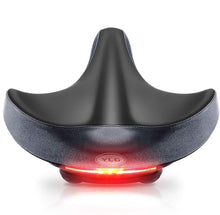 Load image into Gallery viewer, YS 5, YLG Wide Comfort Bike Saddle with Taillight