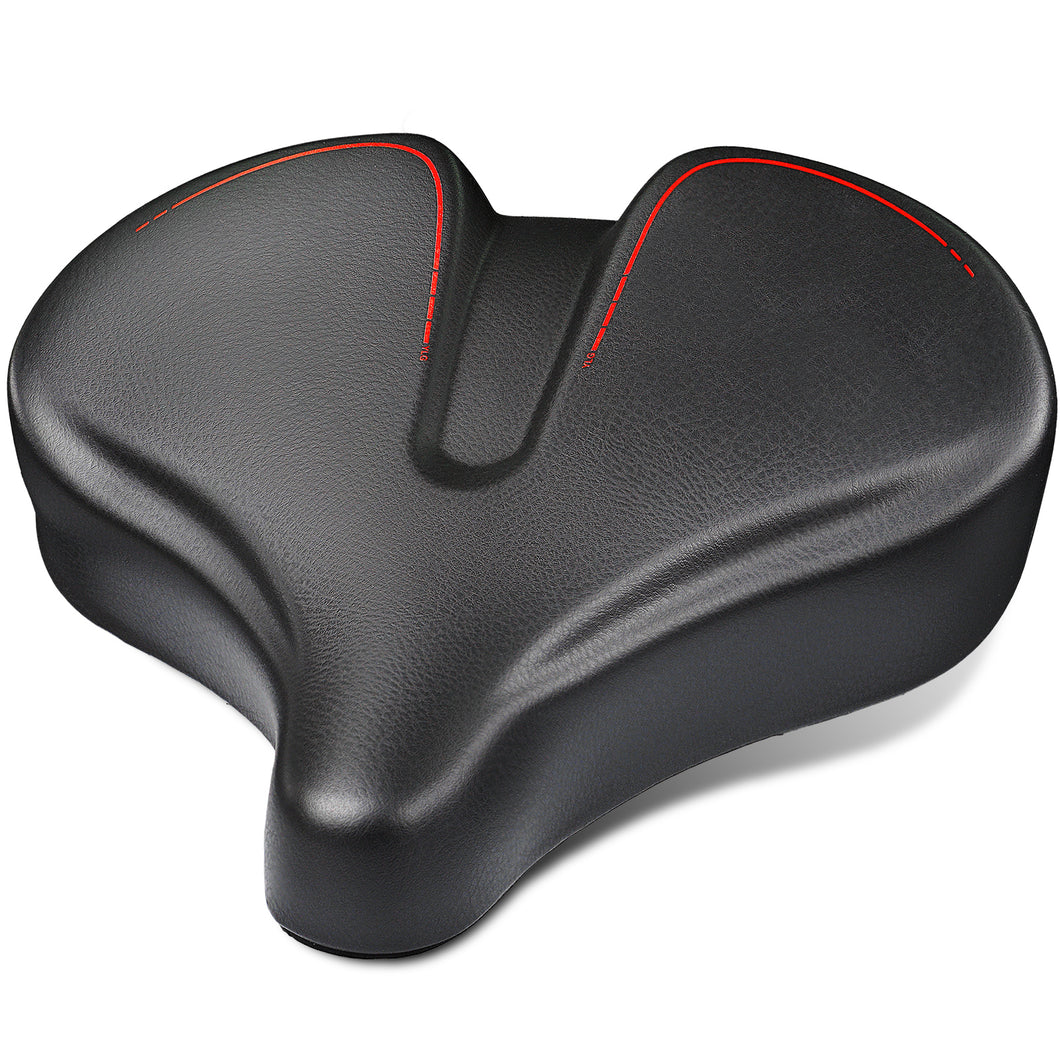 YLG Oversized Bike Seat Compatible with Peloton Bike, Comfortable Bicycle Seat for Echelon Spin Exercise Or Road Bikes, Large Bike Saddle Replacement for Men Women, Wide Bike Seat Cushion Waterproof