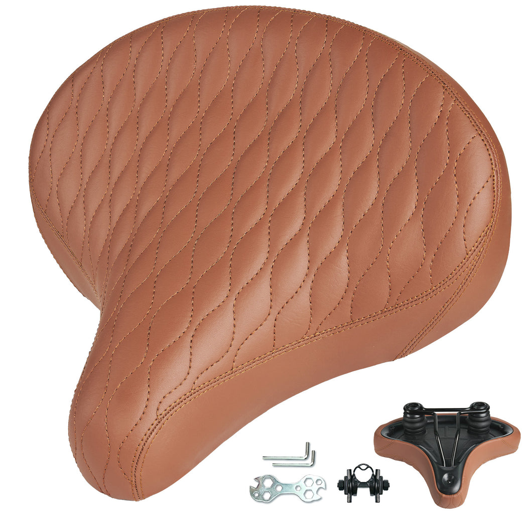 YS 10, YLG Brown Bicycle Seat Cushion