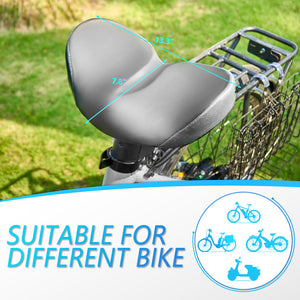 YN 3, Noseless XL Plus Bike Seat for Men Women Comfort