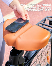 Load image into Gallery viewer, YN 8, Noseless L Bike Seat for Men Women, IPX7 Waterproof, Brown
