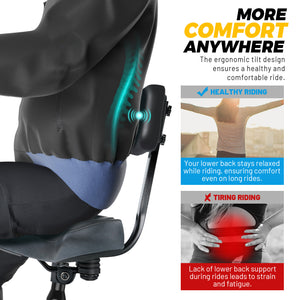 YS 11, YLG Oversized Bike Seat with Backrest