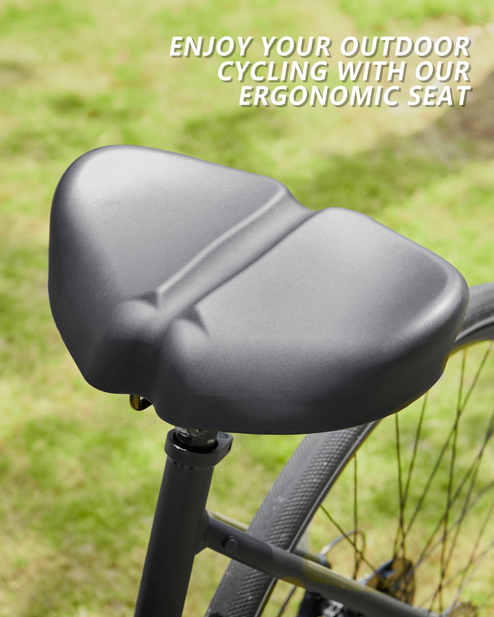 YN 7, Noseless L Bike Seat for Men Women, IPX7 Waterproof, Black – YLGBike YN 7, Noseless L Bike Seat for Men Women, IPX7 Waterproof, Black – YLGBike