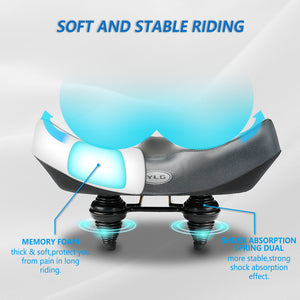YS 6, YLG Oversize Bike Seat Cushion for Men Women - Extra Memory Foam for  Firm Support
