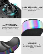 Load image into Gallery viewer, YN 4, Rainbow Noseless XL Plus Bike Seat
