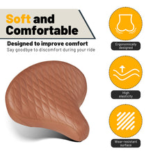 Load image into Gallery viewer, YS 10, YLG Brown Bicycle Seat Cushion
