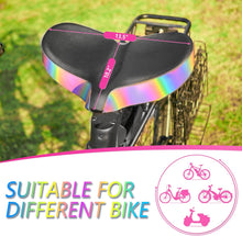 Load image into Gallery viewer, YS 8, YLG Oversized Bike Seat Rainbow Gradient Design
