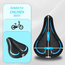Load image into Gallery viewer, YLG Kids Bike Seat Cushion for Boys, Anti-Slip Bike Seat Cover Padded Gel Memory Foam for Toddler, Breathable &amp; Extra Soft Gel Child Bicycle Saddle 9.5&quot;x6.5&quot;
