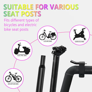 YS 8, YLG Oversized Bike Seat Rainbow Gradient Design