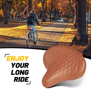 YS 10, YLG Brown Bicycle Seat Cushion