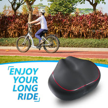 Load image into Gallery viewer, YN 6, Noseless Bike Seat for Men Women, IPX7 Waterproof, Red Line

