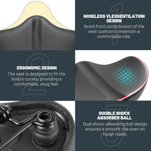Load image into Gallery viewer, YN 8, YLG Noseless Bike Seat Cushion
