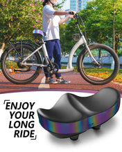 Load image into Gallery viewer, YN 4, Rainbow Noseless XL Plus Bike Seat
