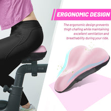 Load image into Gallery viewer, YC 8, YLG Pink Bike Seat Cushion - Gel Padded
