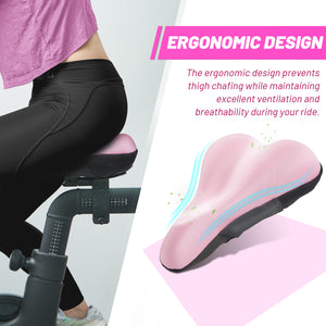 YC 8, YLG Pink Bike Seat Cushion - Gel Padded