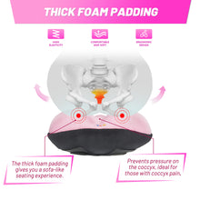 Load image into Gallery viewer, YC 8, YLG Pink Bike Seat Cushion - Gel Padded
