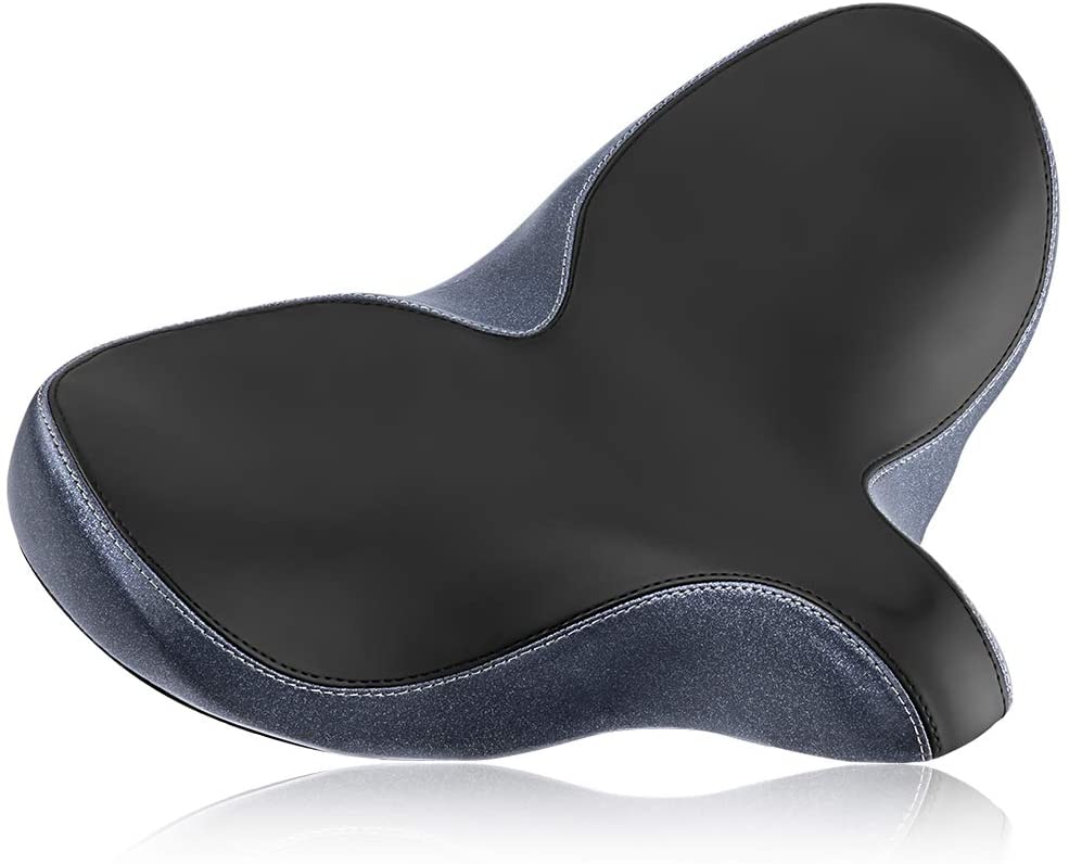 YLG Oversized Comfort Bike Saddle Memory Foam, Waterproof, 13.5