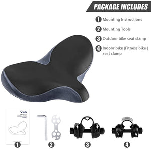 YLG Oversized Comfort Bike Seat For Indoor Bike