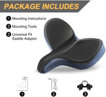 Load image into Gallery viewer, YS 3 Plus, YLG Super Wide Plus Bike Seat
